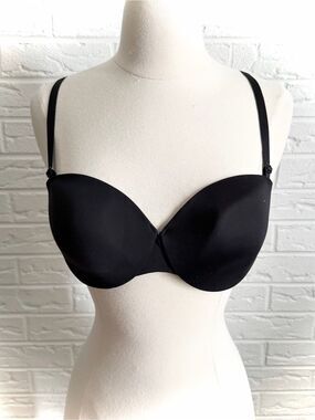 Victoria’s Secret IPEX Black Strapless Multi Way Bra Size 34D